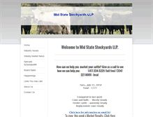 Tablet Screenshot of midstatestockyards.com